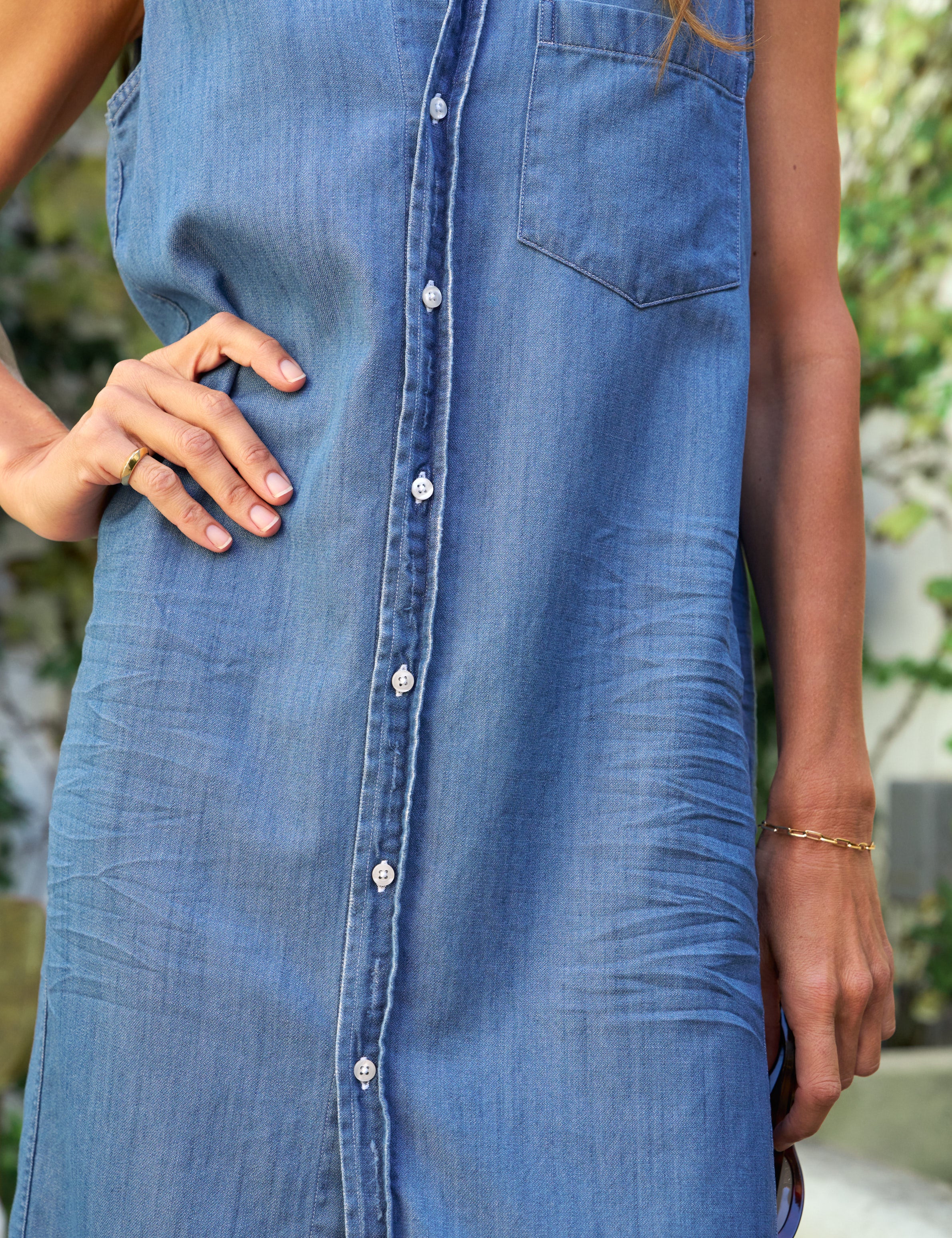 frank and eileen rory denim dress Classic Coastal Chic Styles with Frank & Eileen
