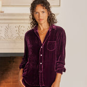 EILEEN VELVET Bordeaux, Italian Washed Velvet