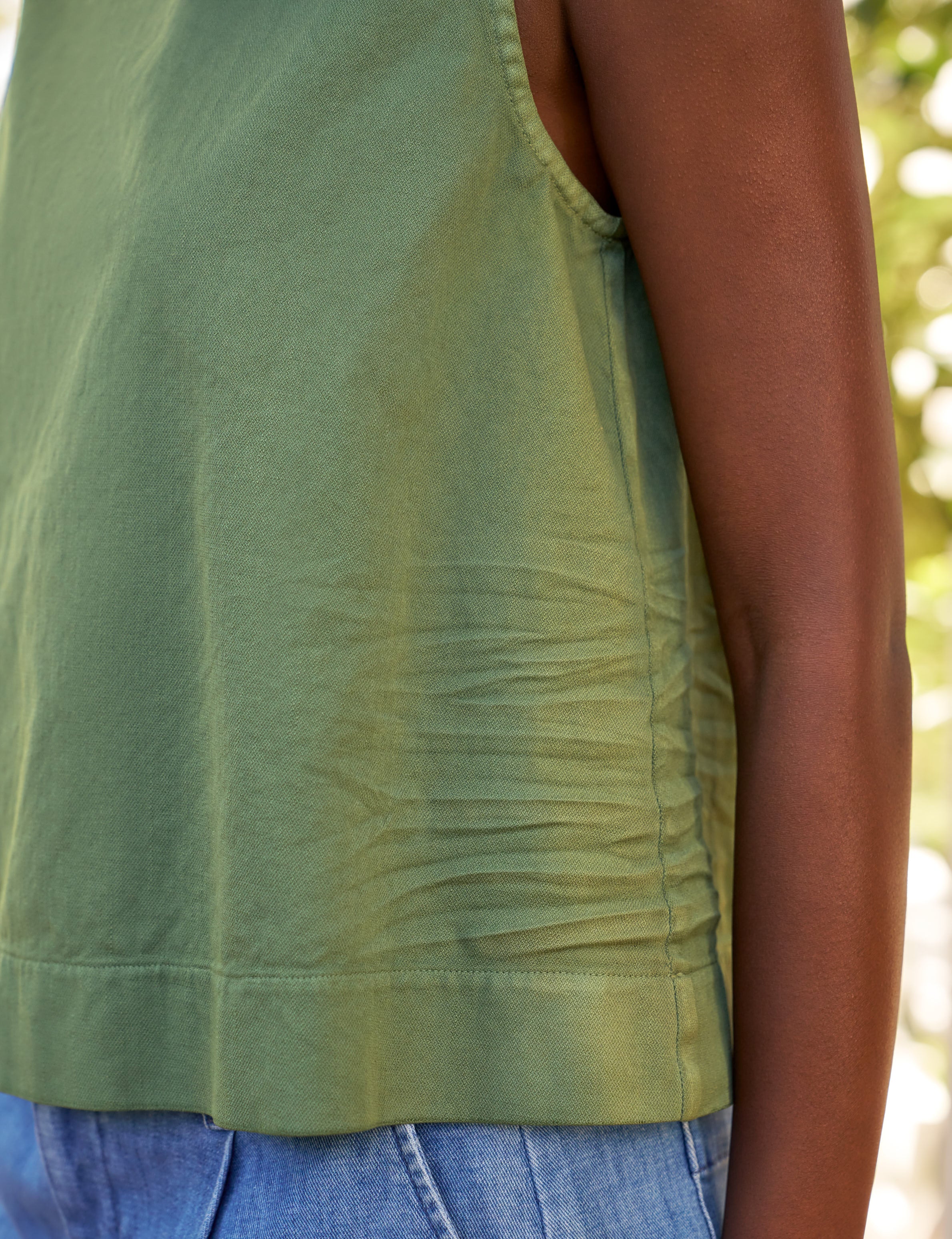 Shelley, Shell Tank, Green | Frank & Eileen