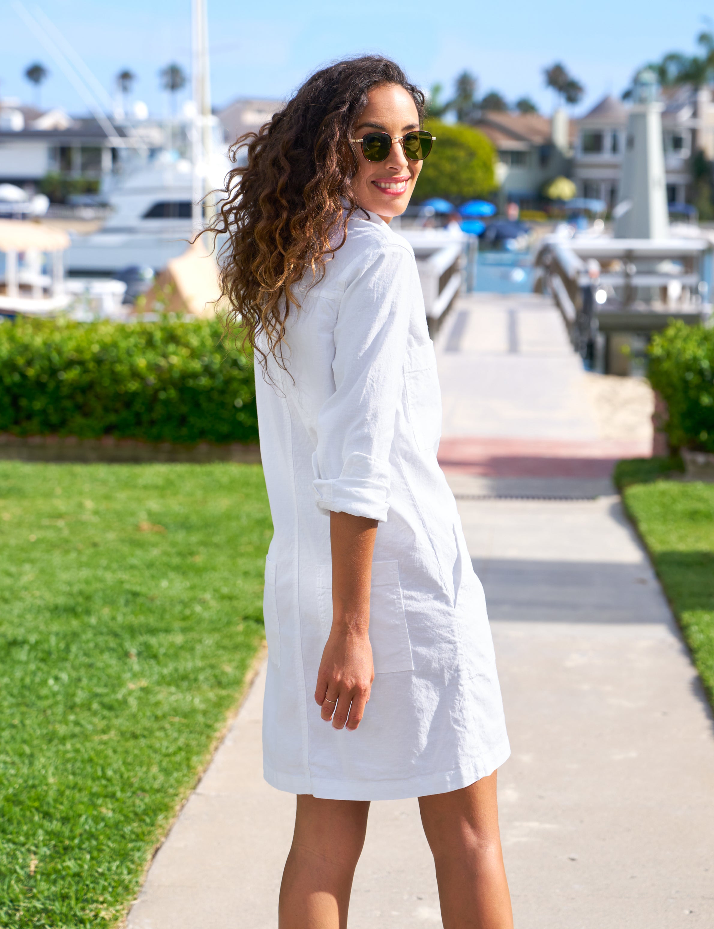 Ireland Dress, Utility Dress, White | Frank & Eileen Ireland Dress, Utility Dress, White | Frank & Eileen