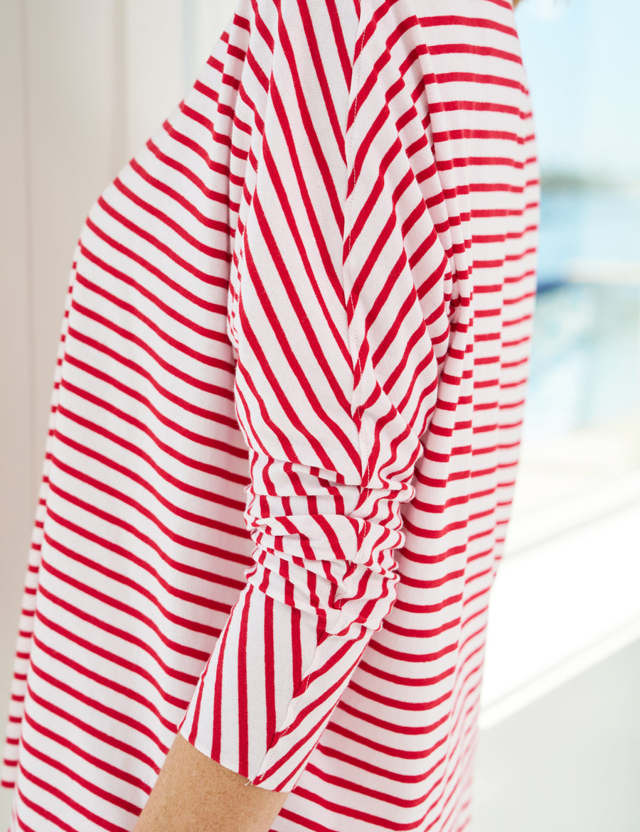 ANNA Red French Stripe, Heritage Jersey
