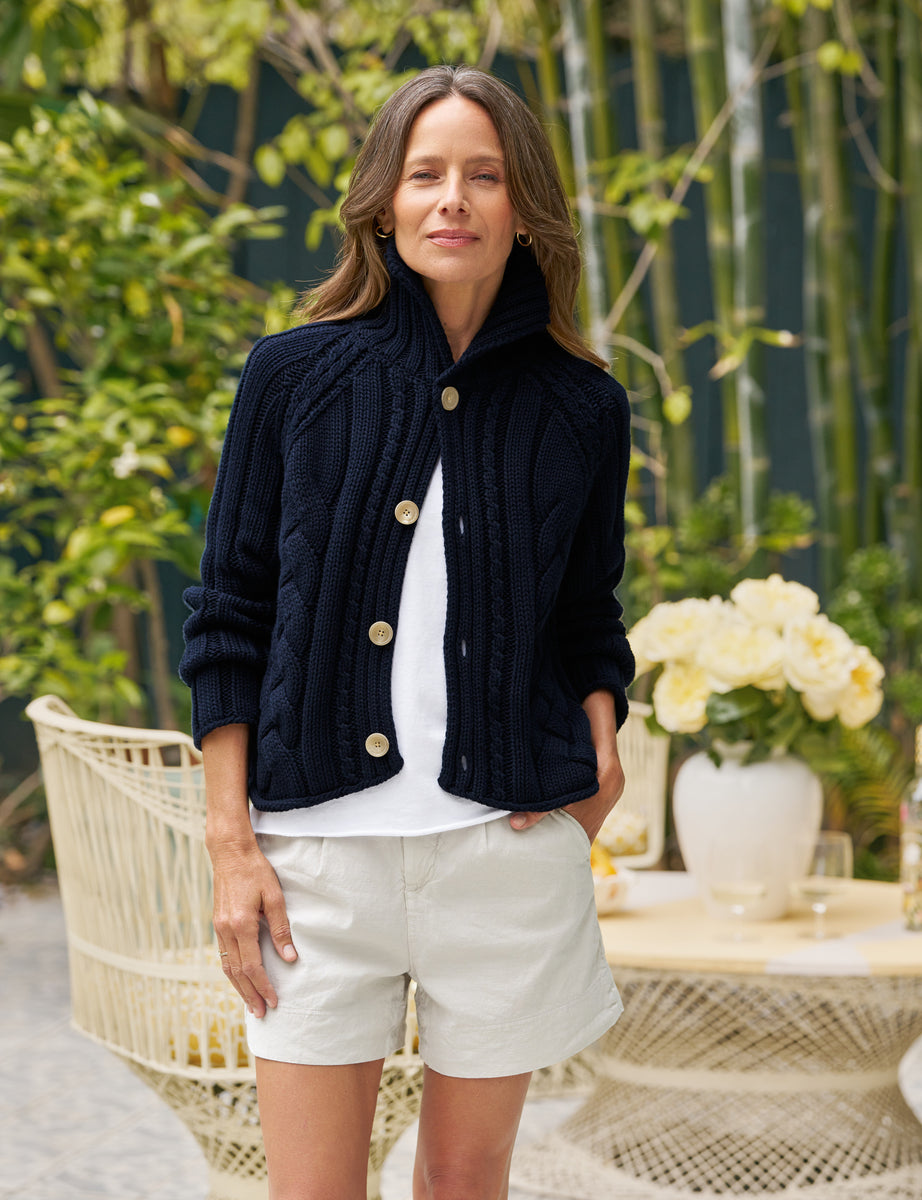 トップス ENFOLD MICRO-MINI CARDIGAN トップス ENFOLD MICRO-MINI CARDIGAN Knit Cardigan and Mini