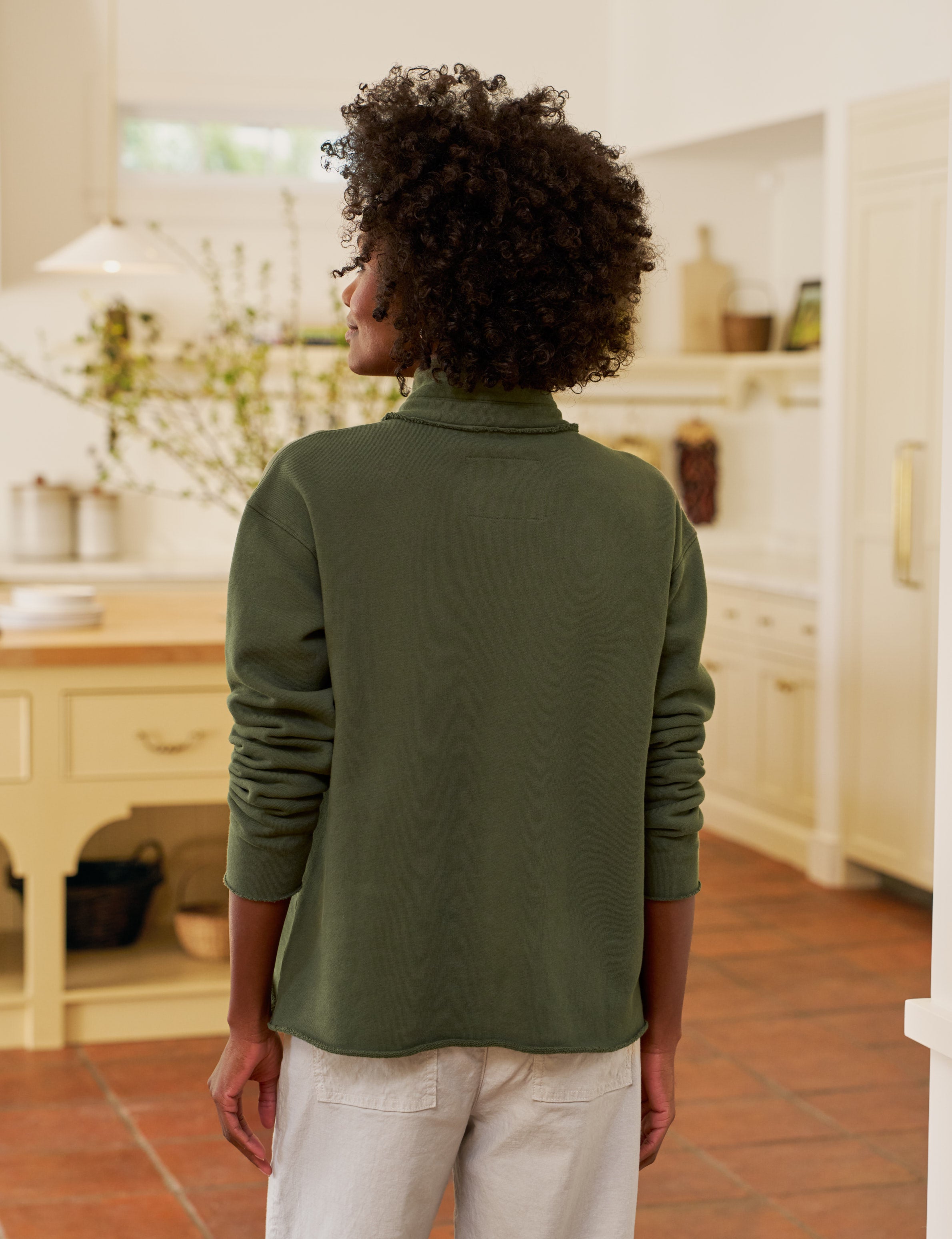 Patrick, Popover Henley, Dark Green | Frank & Eileen