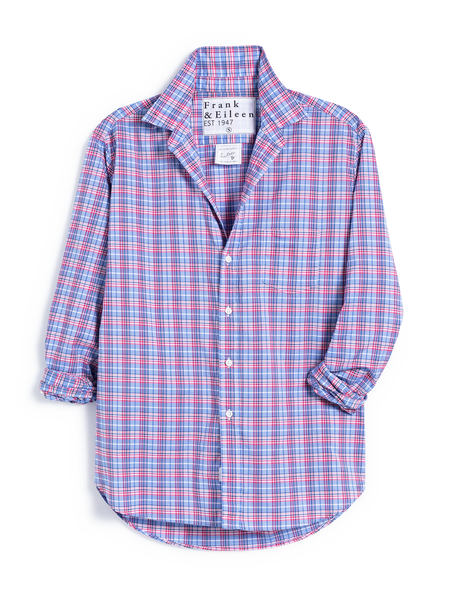 EILEEN Pink and Blue Plaid, Superluxe