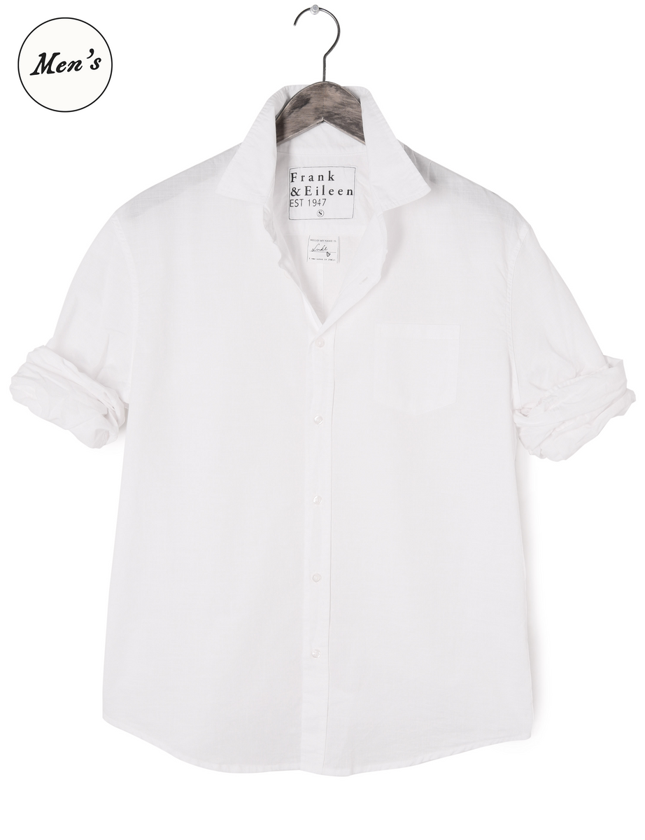 Luke, Men's Button-Up Shirt, White | Frank & Eileen Luke, Men's Button-Up Shirt, White | Frank & Eileen