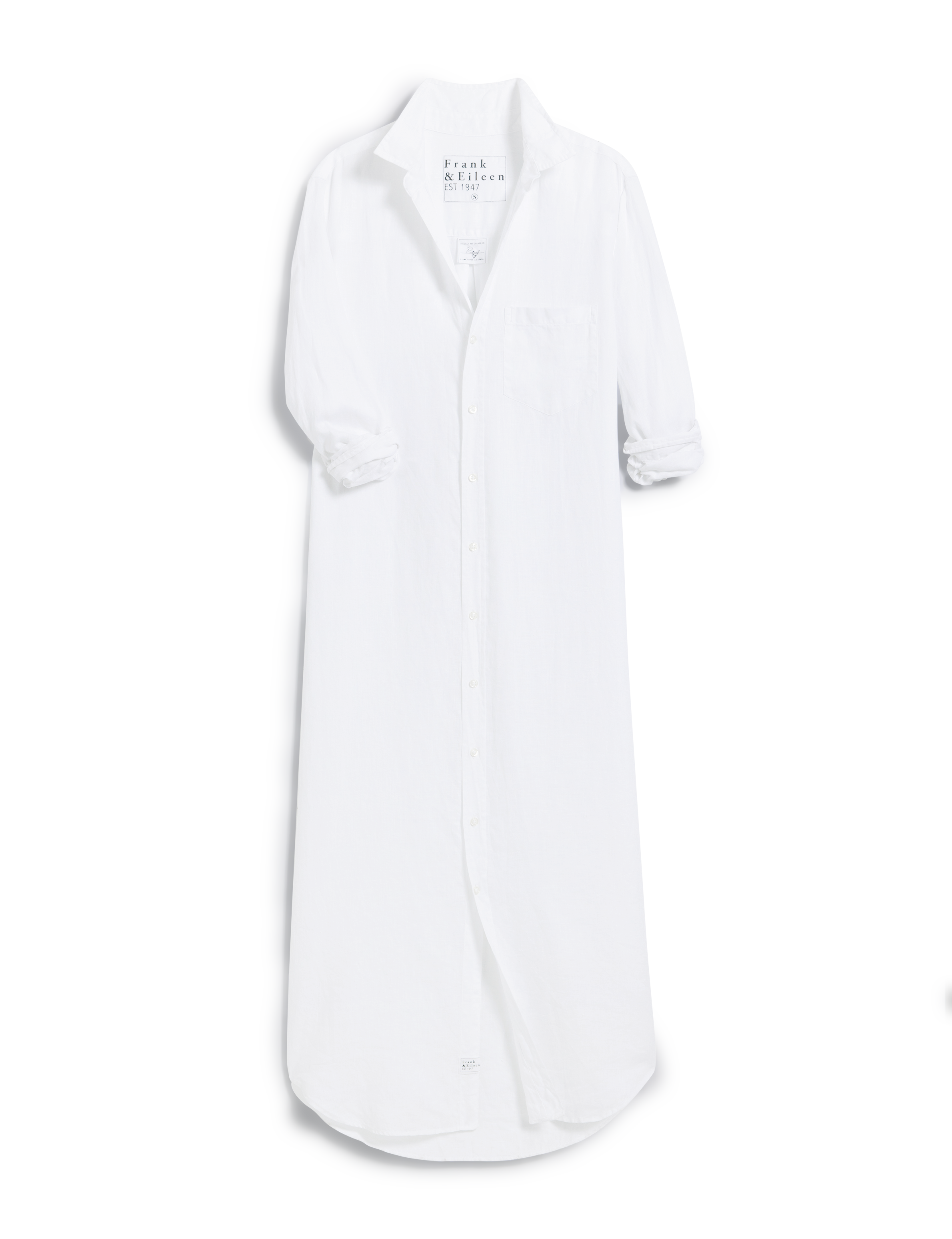 Rory, Maxi Shirtdress, White | Frank & Eileen Rory, Maxi Shirtdress, White | Frank & Eileen