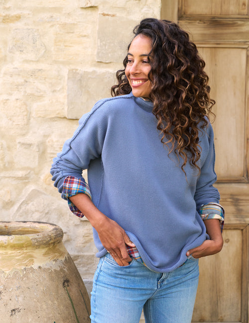 MONTEREY Fog, Pure Italian Cotton, front view