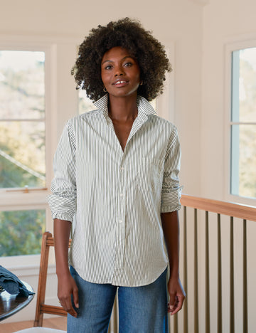 WAVERLY Army Green Stripe, Superluxe