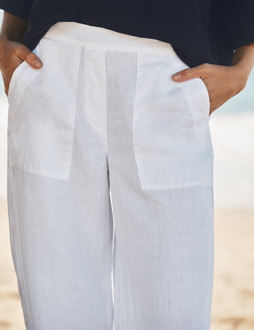 MADELINE White, Washed Linen, view 3