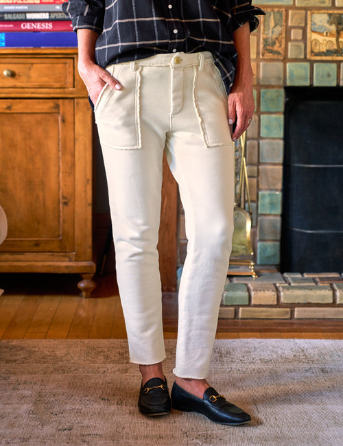 BLACKROCK Vintage White, Triple Terry, front view