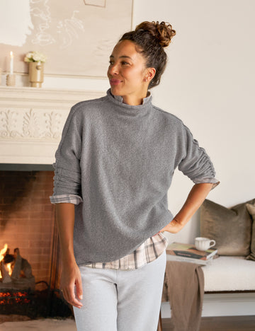 MONTEREY Light Gray Melange, Pure Japanese Cotton