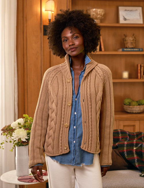 MINI COTSWOLDS Camel, Pure Italian Cotton, view 5
