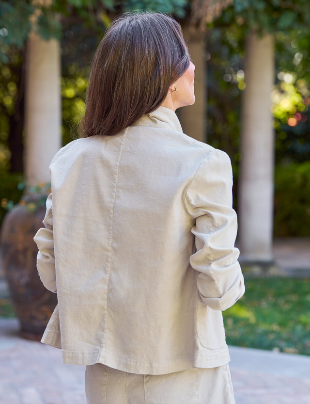 MINI BELFAST Cement, Italian Performance Linen