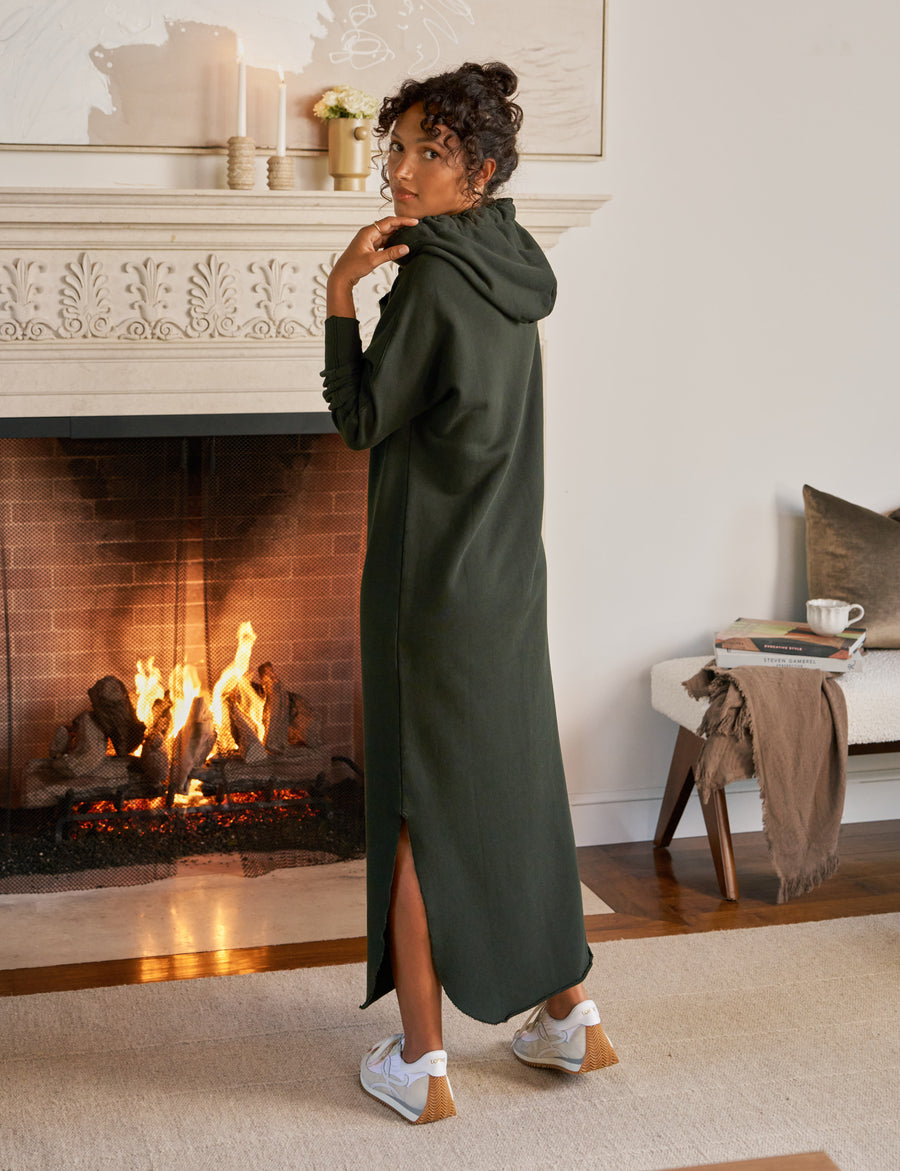 JAMES Dark Green, Triple Fleece