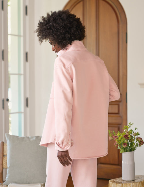 EILEEN Antique Pink, Triple Terry, alternate view