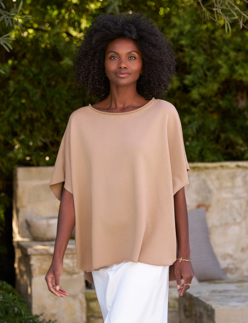 OLIVE Cappuccino, Triple Terry, front view