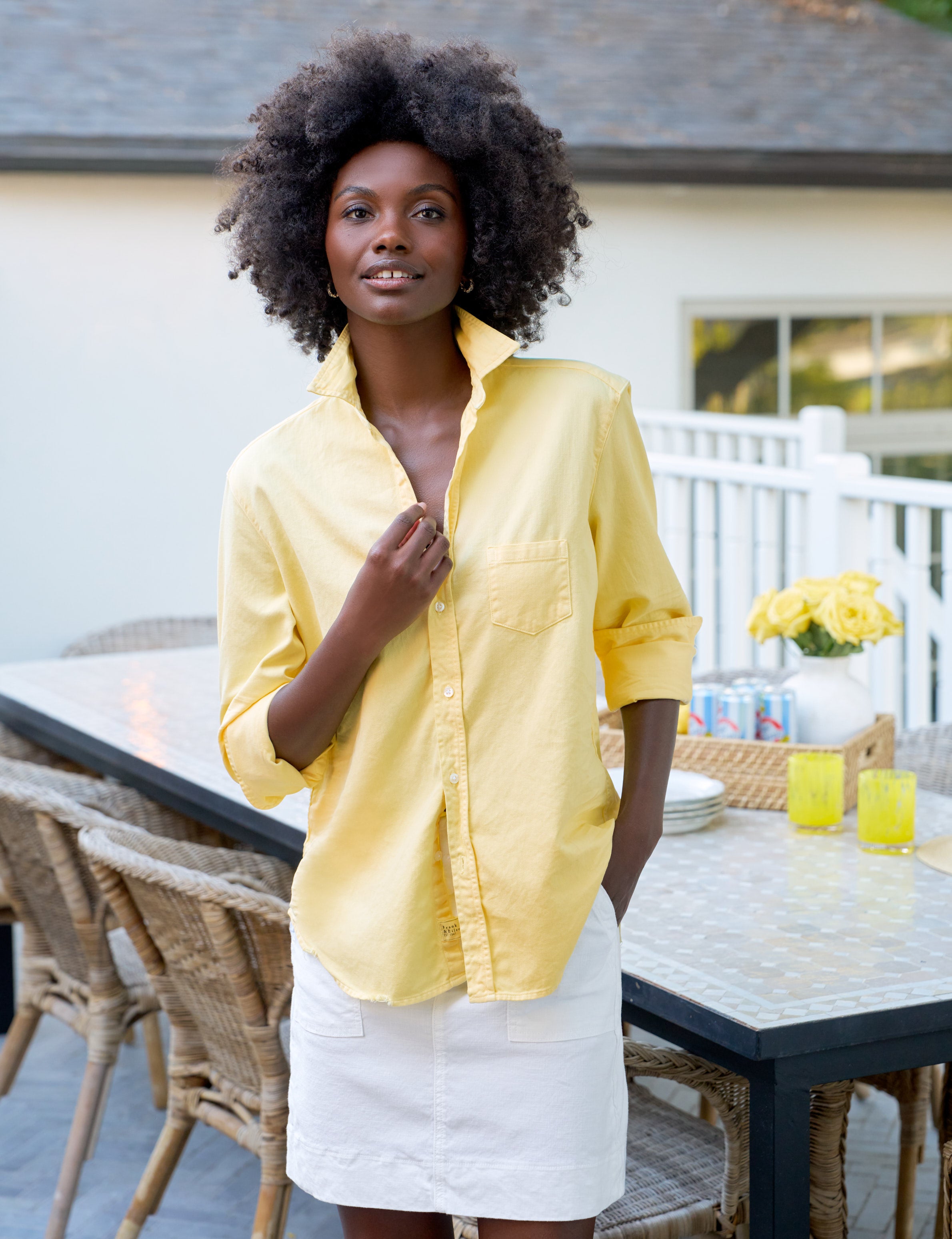 EILEEN Lemon Yellow, Famous Denim