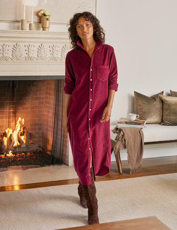 RORY Maroon, Italian Corduroy