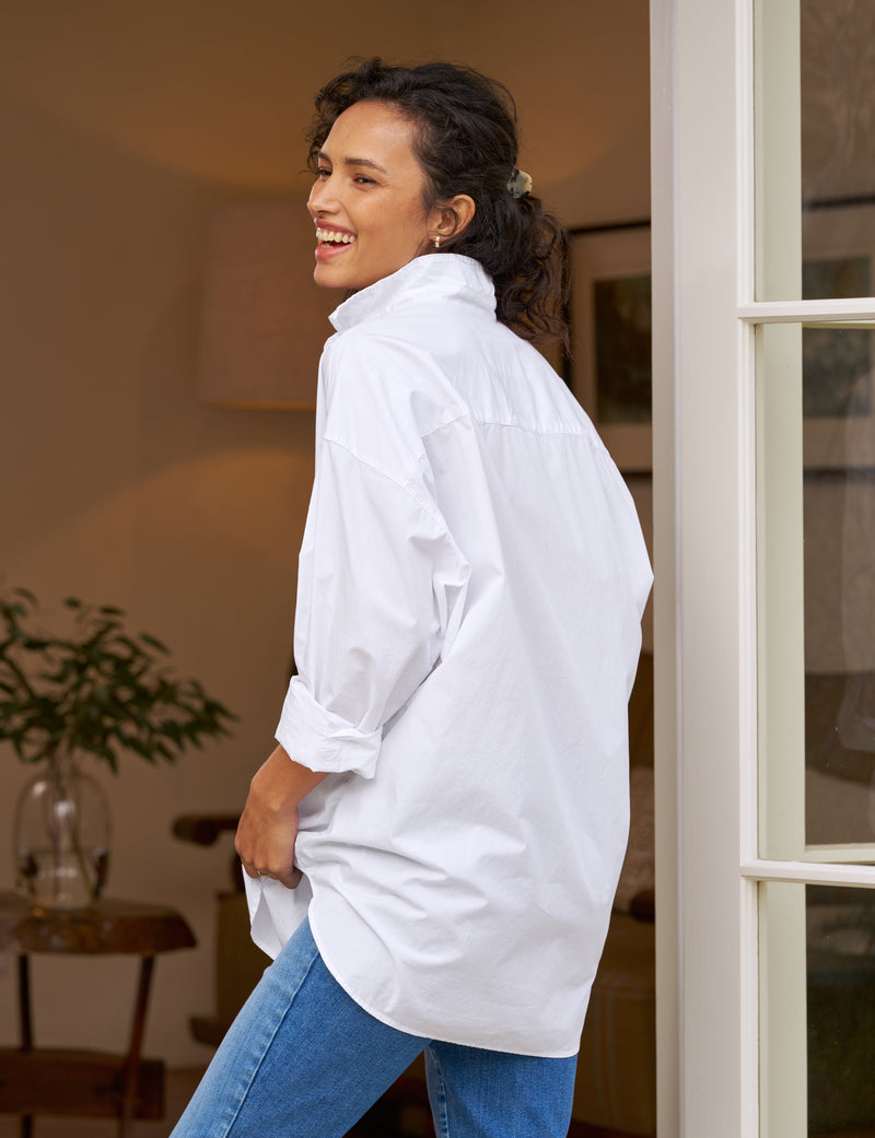 Shirley, Oversized ButtonUp Shirt, White Frank & Eileen — free download
