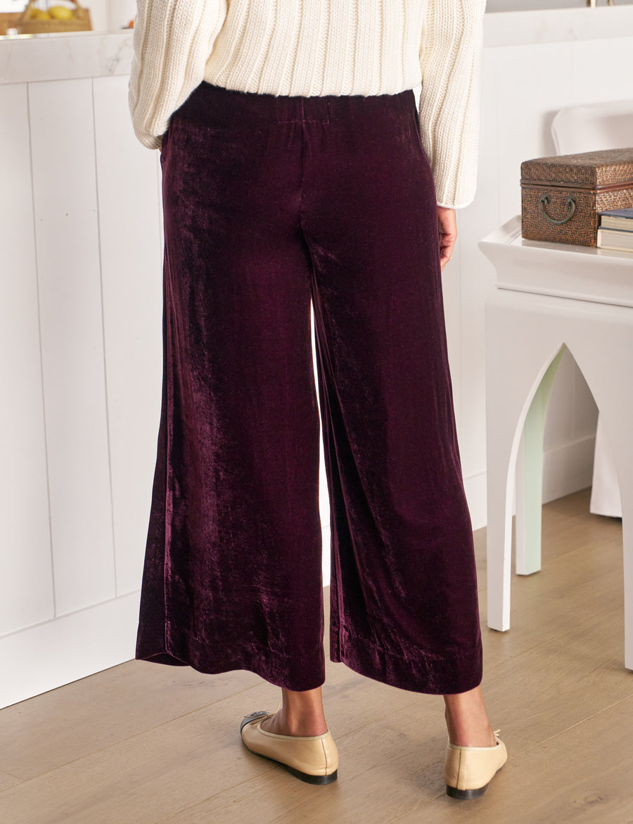 MAISIE VELVET Bordeaux, Italian Washed Velvet