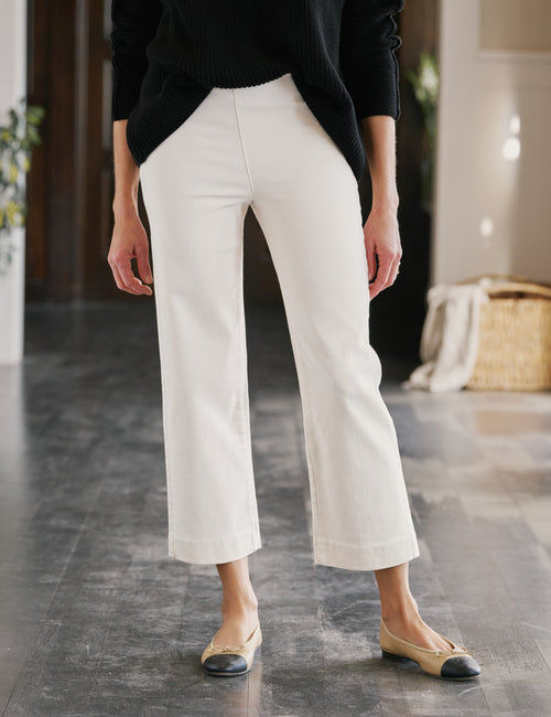 WESTPORT ILLUSION Antique White, Italian Dream™ Denim, front view