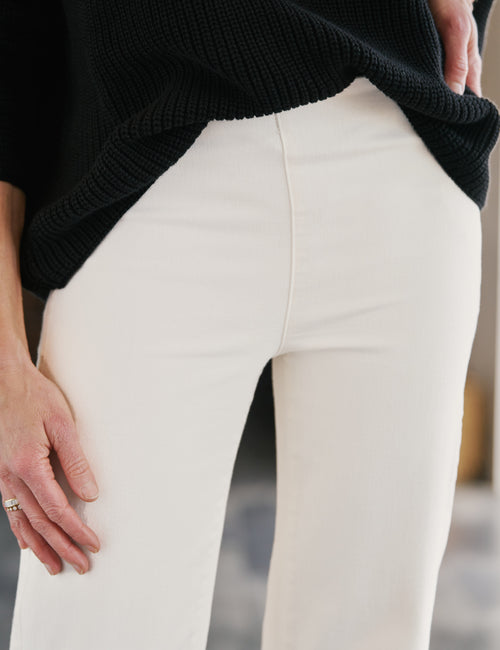 WESTPORT ILLUSION Antique White, Italian Dream™ Denim, view 3