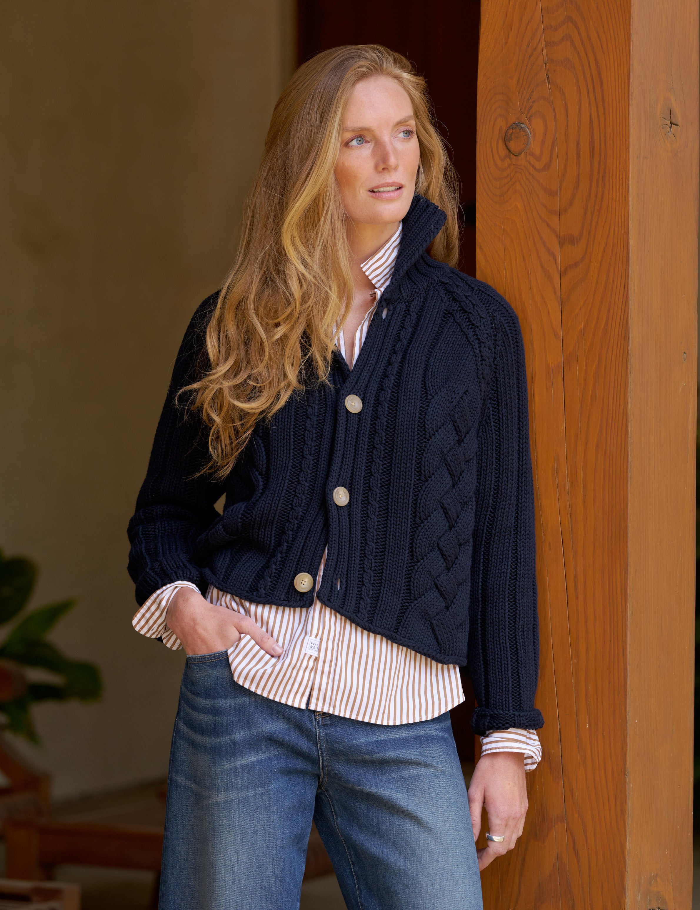 MINI COTSWOLDS Marine, Pure Italian Cotton