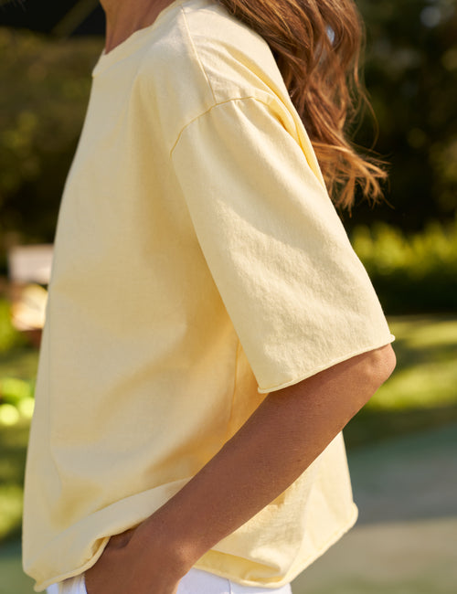 PERRY Lemon Yellow, Vintage Jersey, view 3