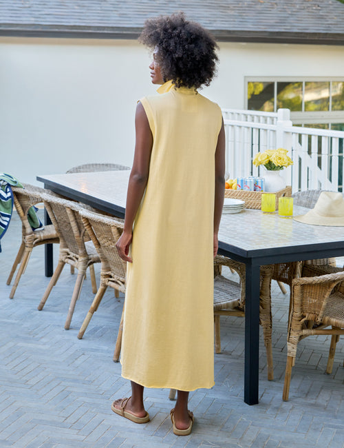 LILY Lemon Yellow, Vintage Jersey, alternate view