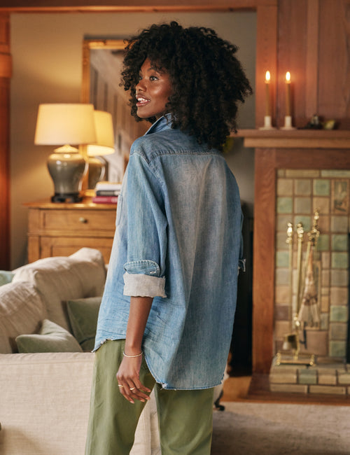 EILEEN Distressed Vintage Wash, Famous Denim, alternate view