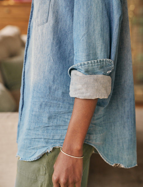 EILEEN Distressed Vintage Wash, Famous Denim, view 3