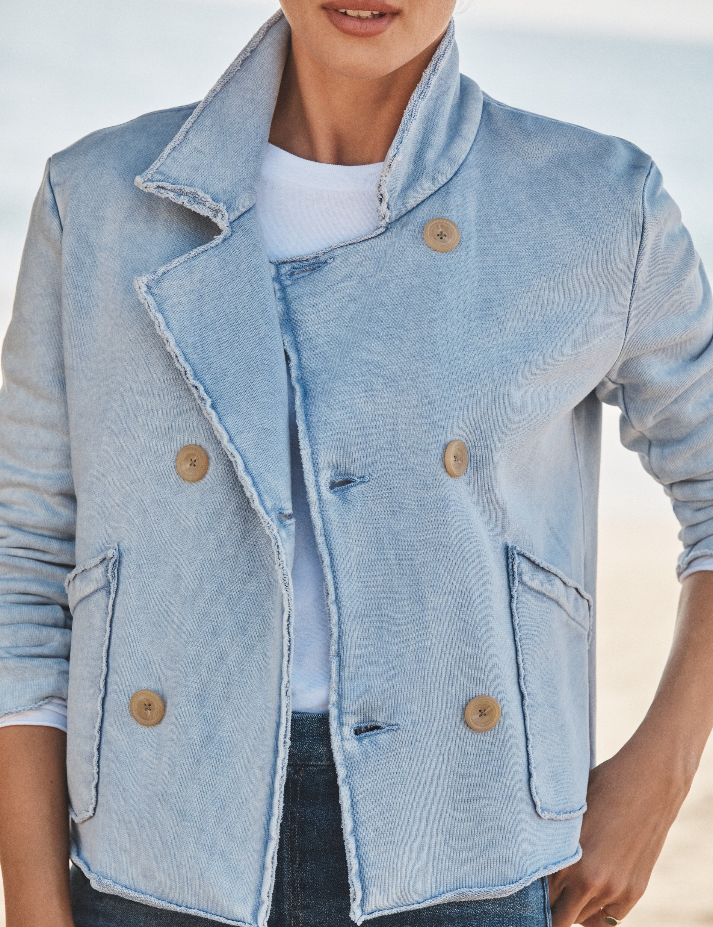 MINI BELFAST Pool Water Blue, Triple Terry, view 3