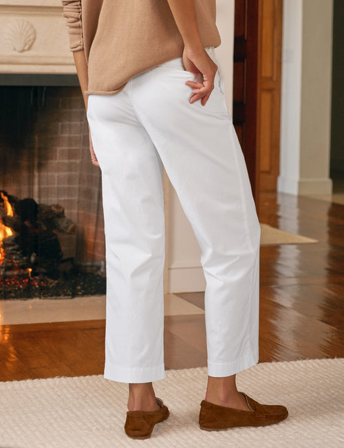 WESTPORT White, Italian Performance Twill, alternate view