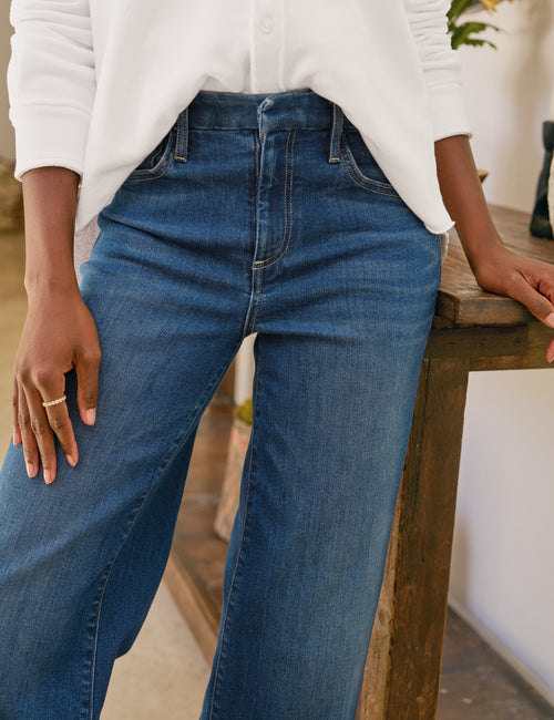 GALWAY 32" 1999 Wash (Finished Hem), Italian Dream™ Denim, view 3
