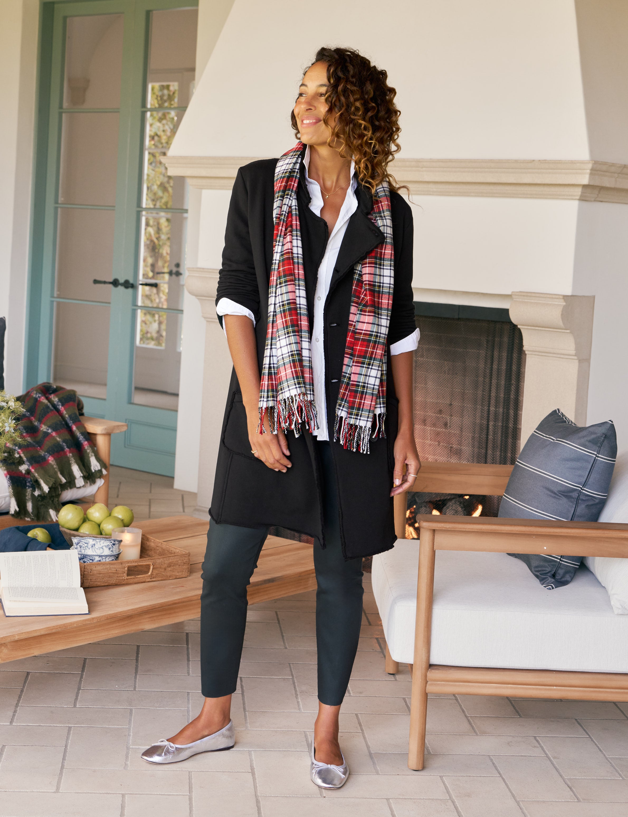 NOELLE Red and Black with Yellow Plaid