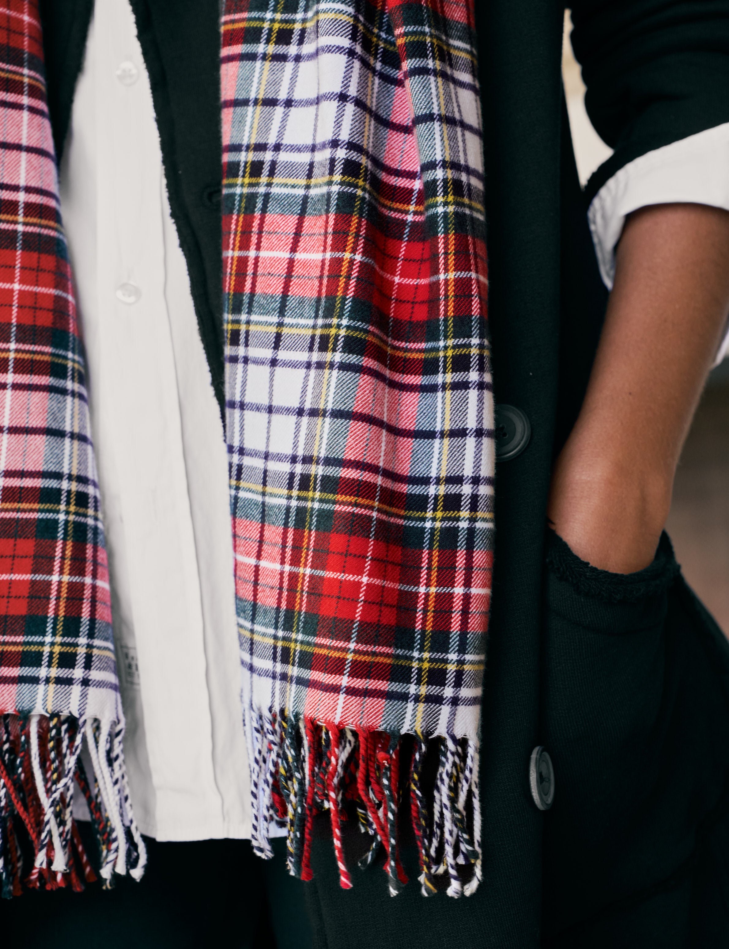 NOELLE Red and Black with Yellow Plaid