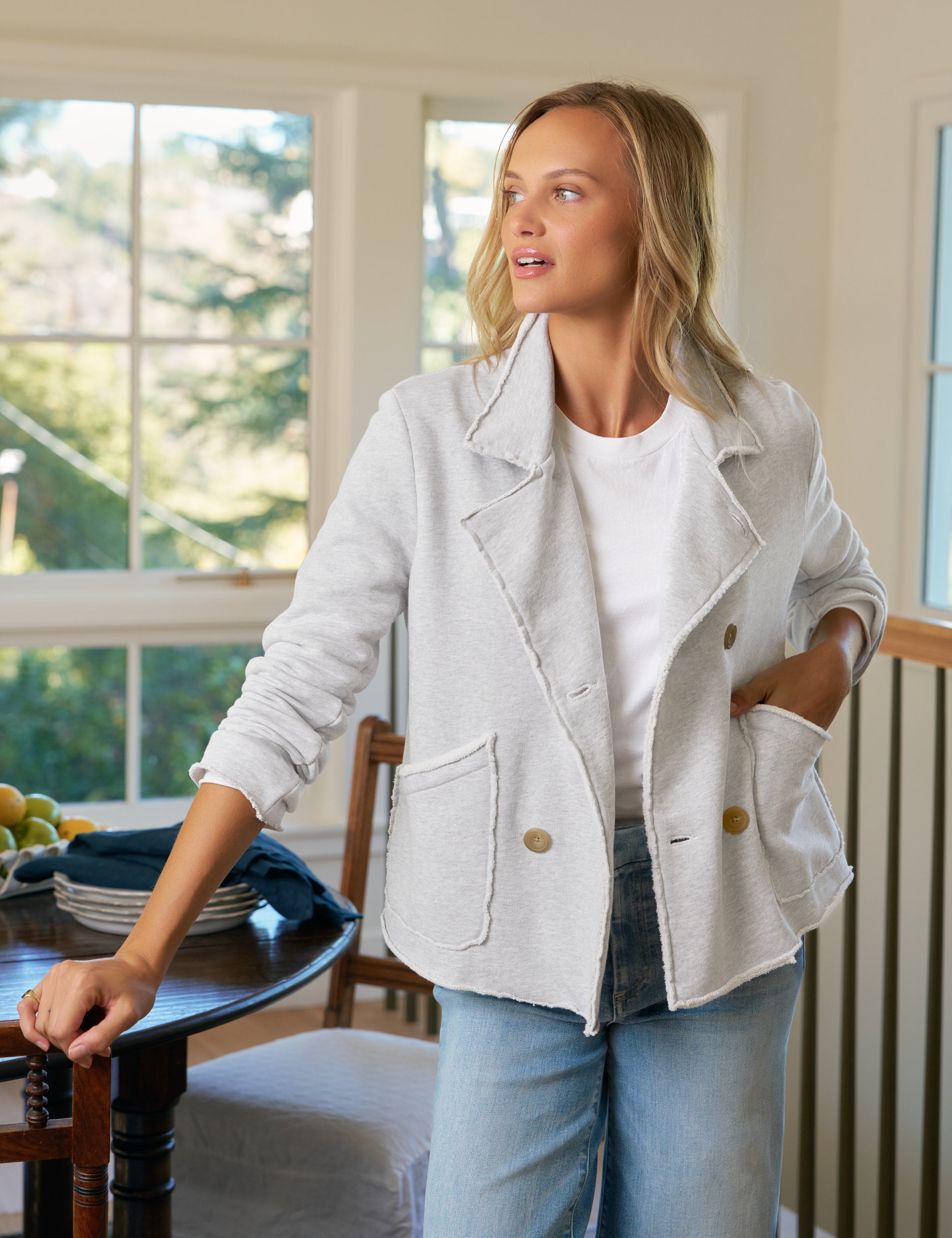 MINI BELFAST Gray Melange, Triple Fleece