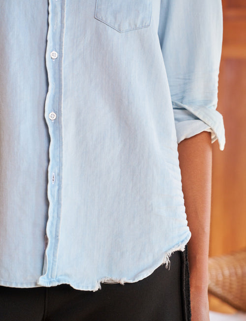 EILEEN Classic Blue Tattered Wash, Famous Denim, view 3