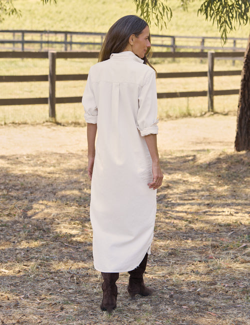 Frank & Eileen Rory Vintage White, Famous Denim Cream L