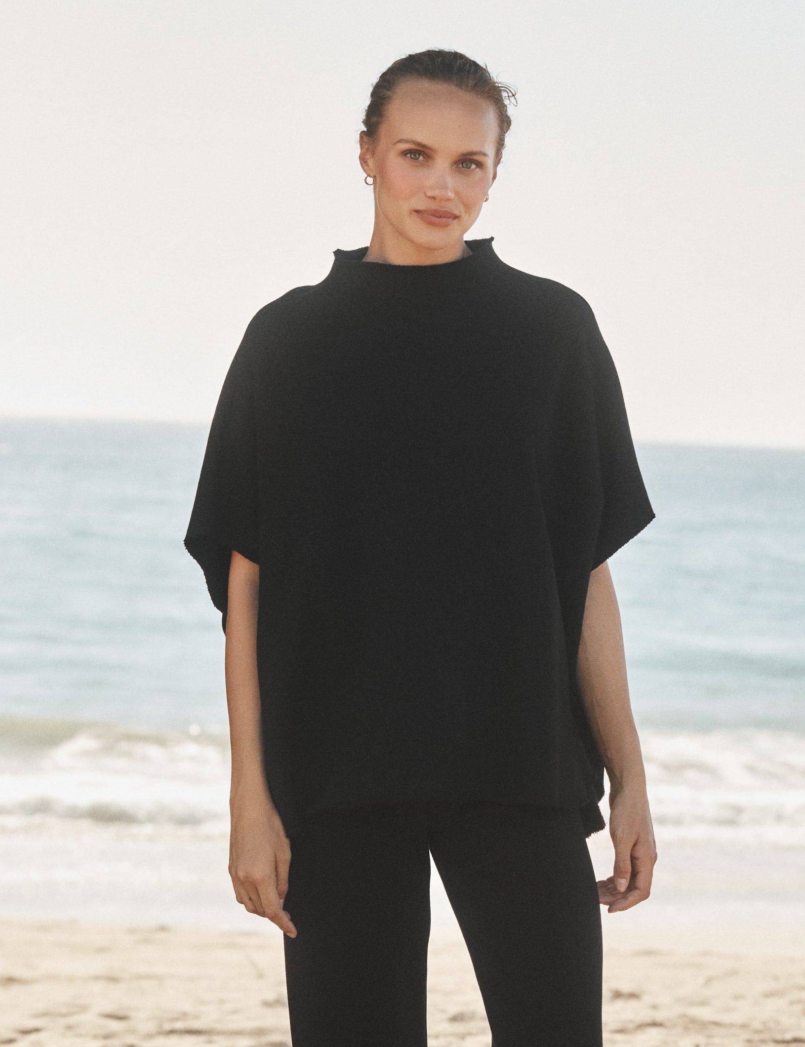 AUDREY Black Triple Terry