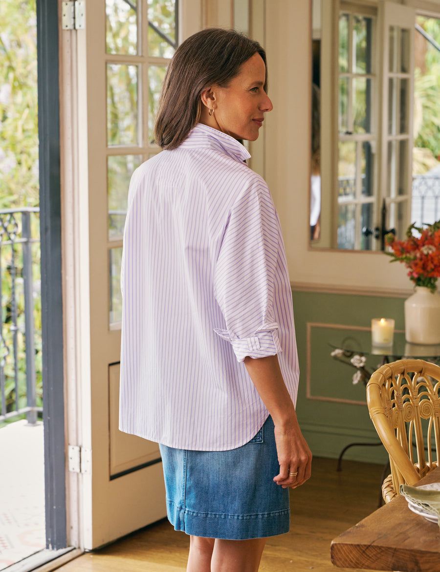 OONA Light Purple Stripe, Superluxe