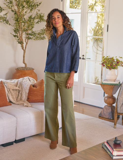 GABI Vintage Dark Indigo Wash, Famous Denim, view 4