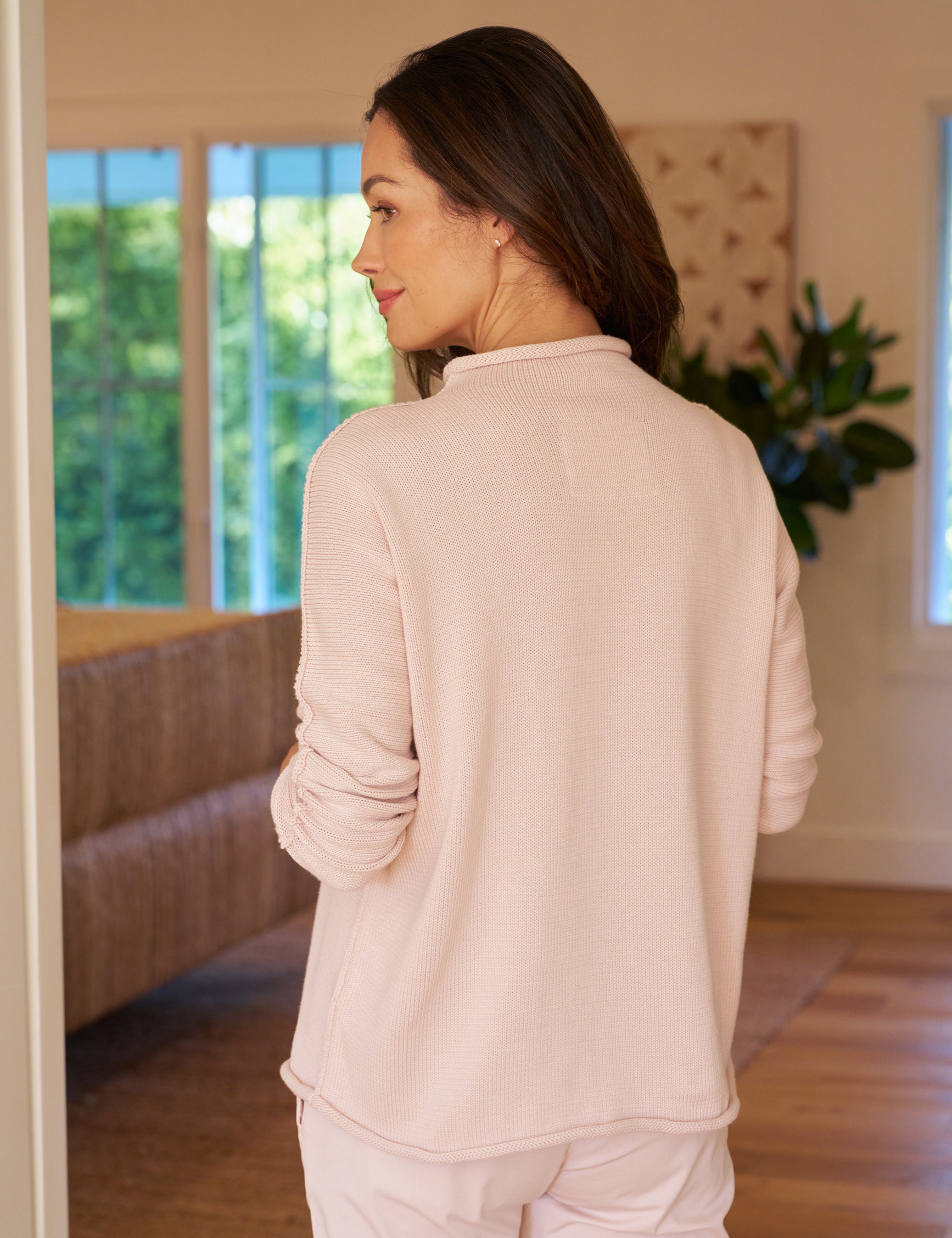 MONTEREY Vintage Rose, Pure Italian Cotton, alternate view