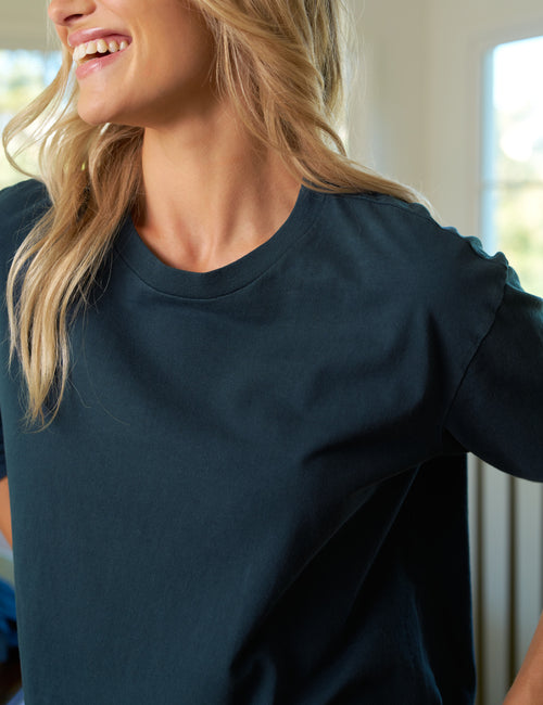 QUINN Vintage Navy, Vintage Jersey, view 3