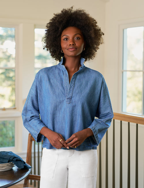 GABI Vintage Stonewashed Indigo, Famous Denim, view 4