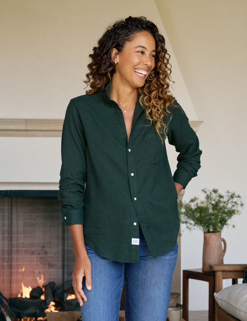 WAVERLY Green, Italian Cashmere Touch, front view