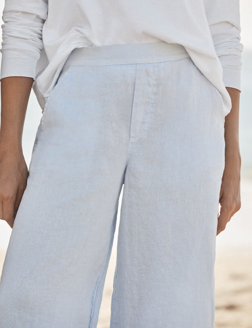MAISIE French Blue, Washed Linen, view 3