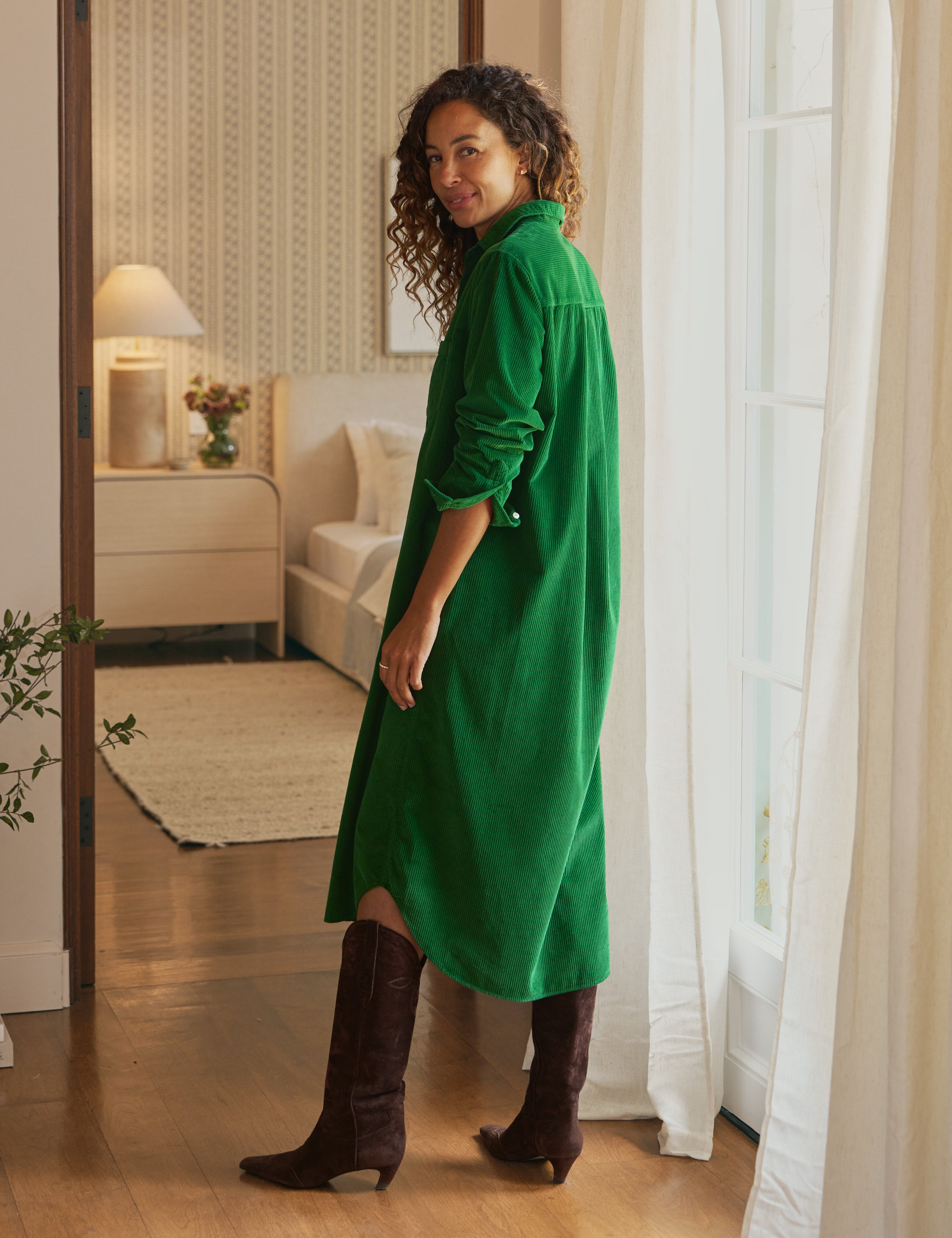 RORY Kelly Green, Italian Corduroy