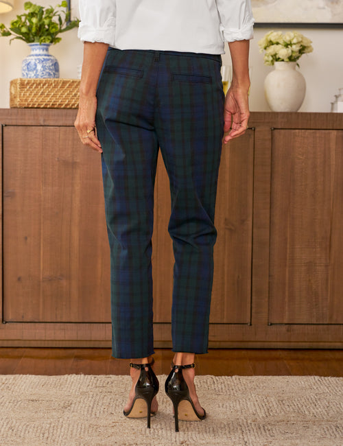 WICKLOW Black Watch Plaid, Italian Performance Twill, alternate view