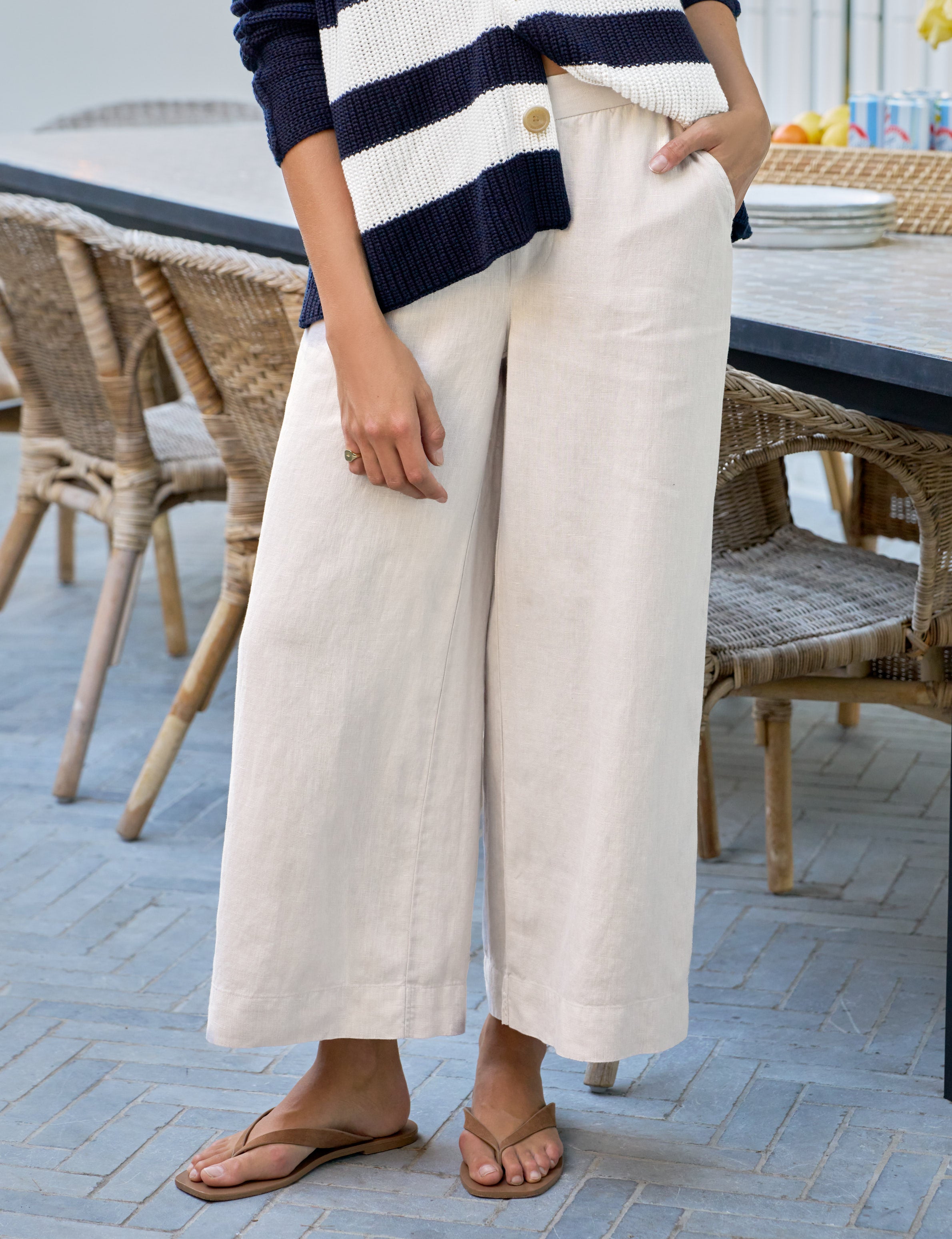 MAISIE Sand, Washed Linen